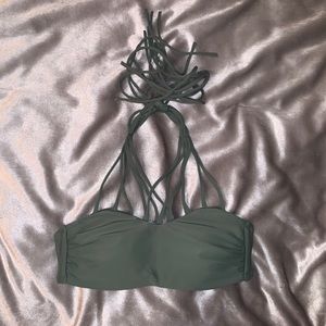 Strappy solid color top